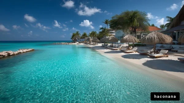 美しいビーチと青い海