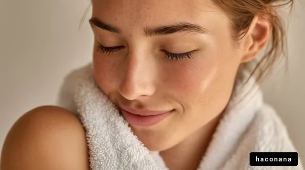 リラックスした表情の女性