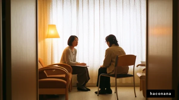 カウンセリングのシーン