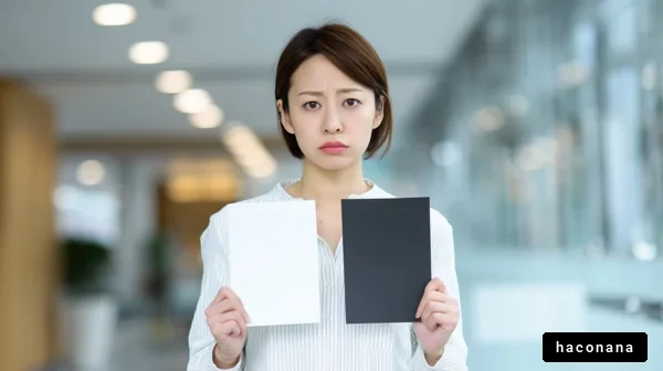 選択に迷う女性