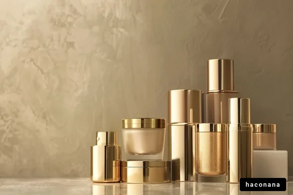 ラグジュアリーな化粧品