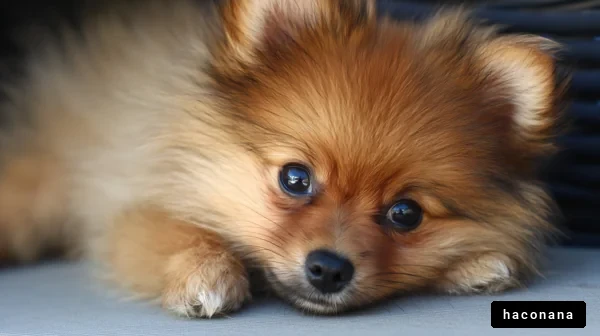 かわいい子犬のアップ