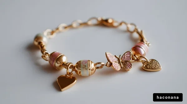 美しいアクセサリーのブレスレット