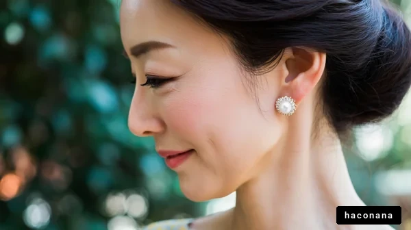 女性の美しい横顔