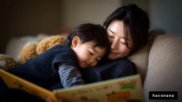 母と子の読書時間