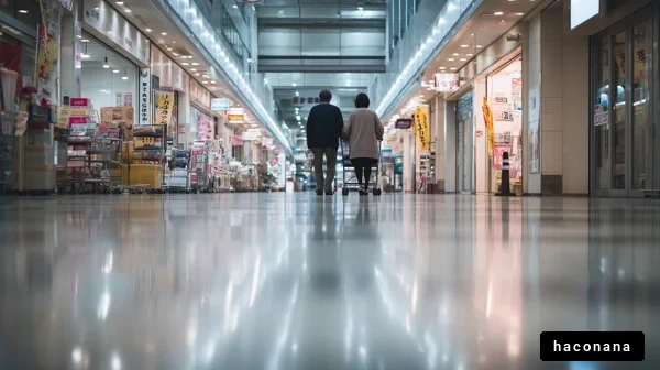 ショッピングモールの散策