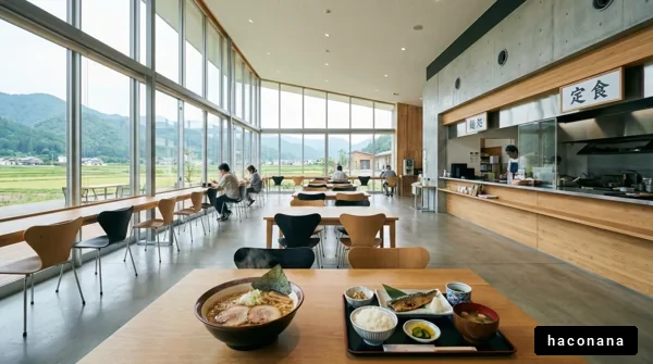 開放的なカフェの風景