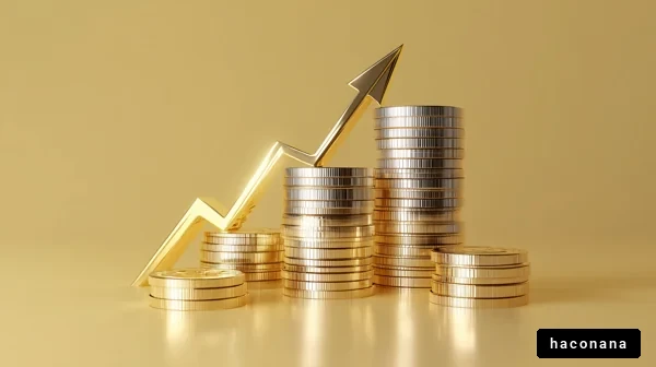 成長するコインのシンボル