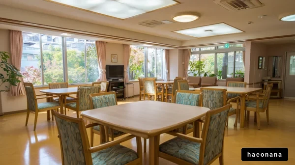 明るい食堂の風景