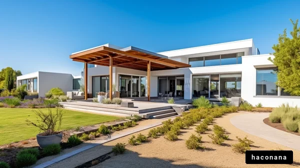 現代的な家の外観