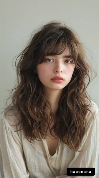 自然体な女性のポートレート