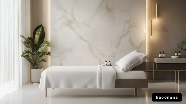 洗練されたマッサージルーム