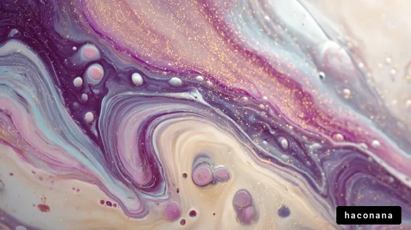 抽象的な色の流れ