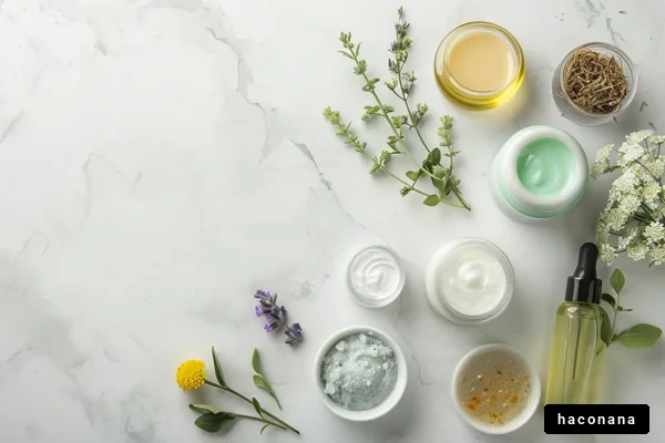 天然素材のスキンケア商品