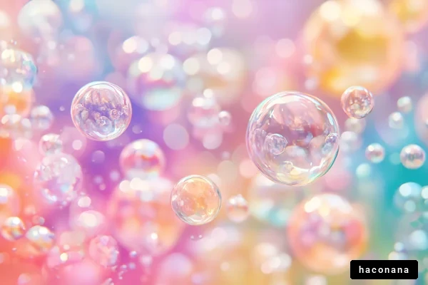 美しい泡のバブル