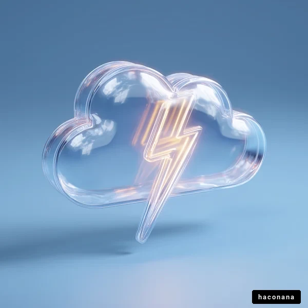 雷雲のイメージ