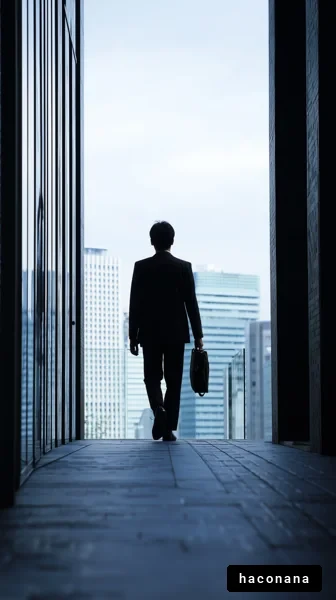 都会のビジネスマンの姿