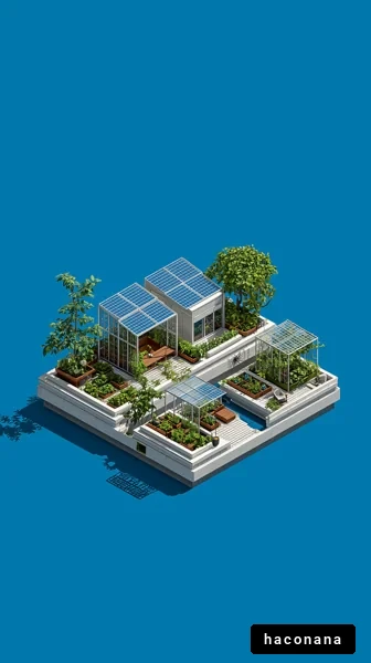 現代的な屋上菜園