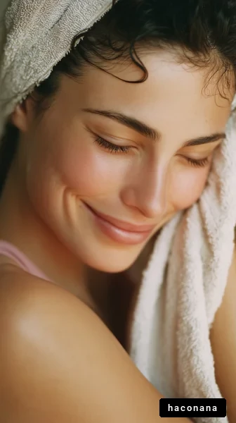 微笑む女性の表情