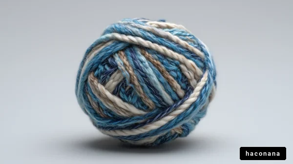 青い糸のボール