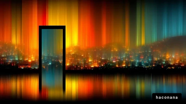 幻想的な夜の風景