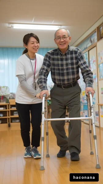 介護施設での高齢者支援