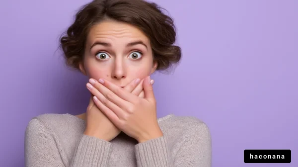 驚きとショックの表情