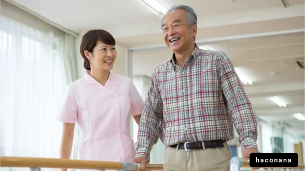 介護現場の笑顔