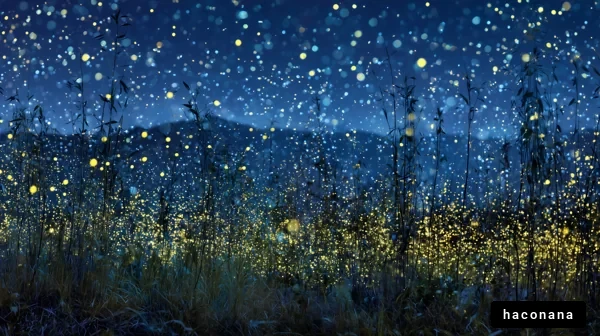 幻想的な夜の風景