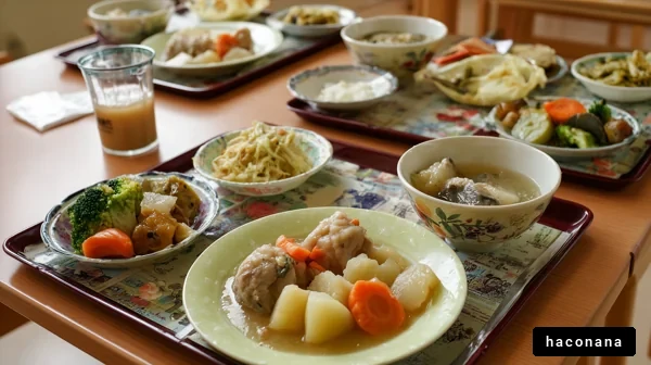 美味しい家庭料理の食卓