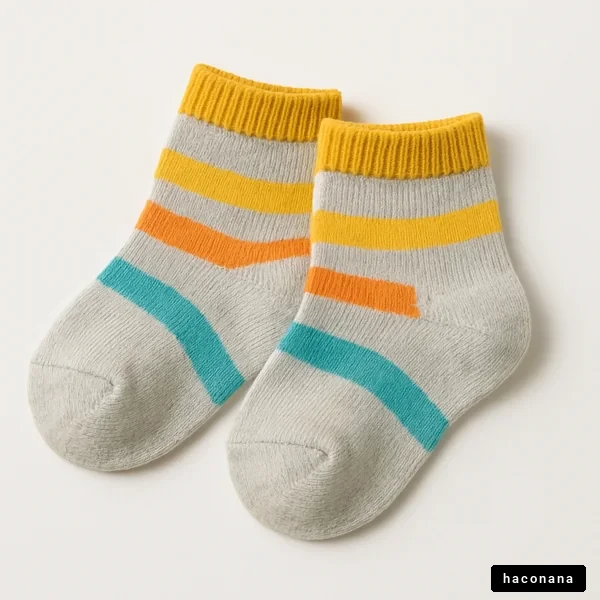 カラフルな子供用靴下