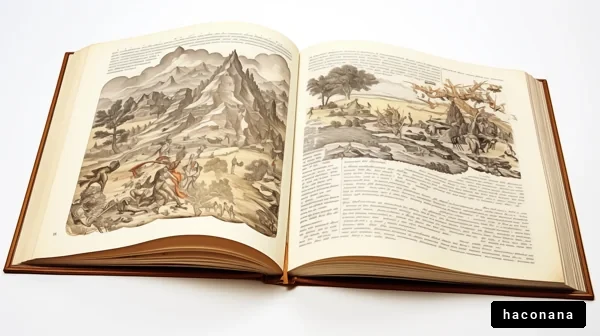 開かれた古い本のページ