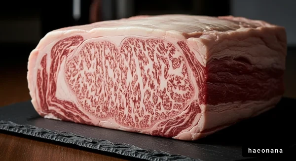 美しい霜降りの肉塊