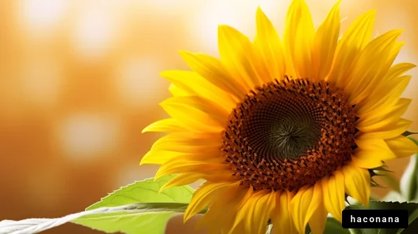 明るい向日葵の花