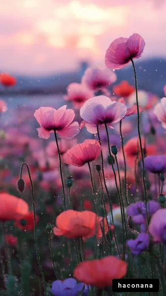 美しい花畑の風景