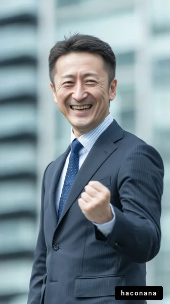 自信に満ちたビジネスマン