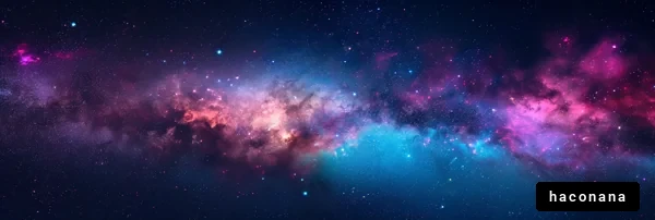 美しい宇宙の星空