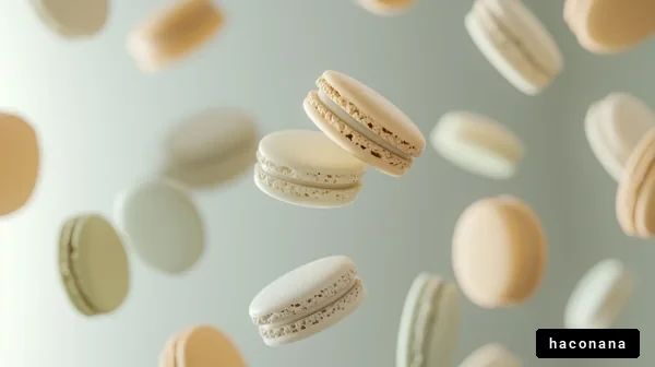 マカロンの浮遊する光景