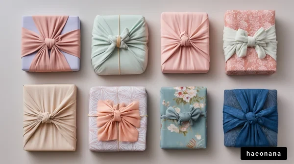 多彩な贈り物のラッピング