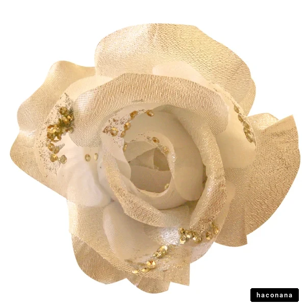 華やかな白いバラの花