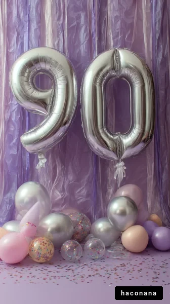 華やかな90歳の誕生日