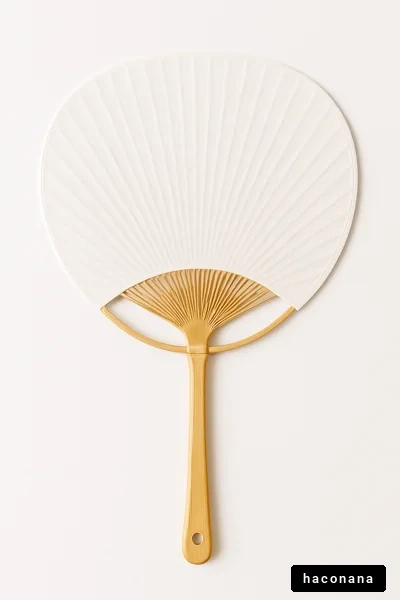 シンプルな和風うちわ
