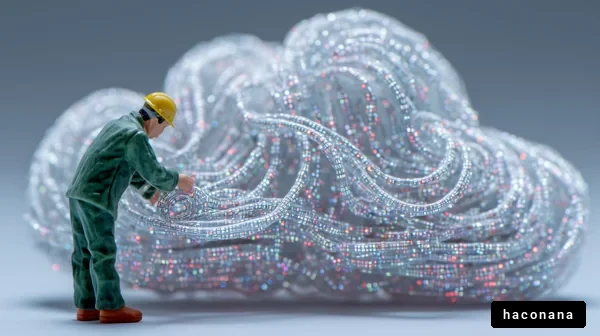 デジタルクラウドの整備作業