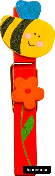 かわいいミツバチのクリップ