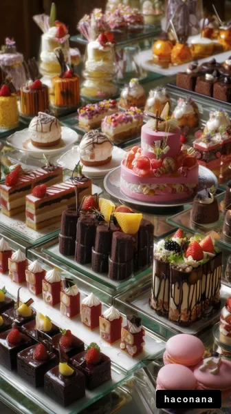 美味しいデザートの盛り合わせ