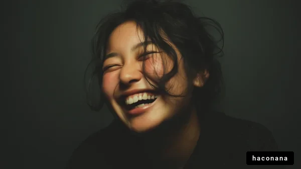 笑顔の女性のポートレート