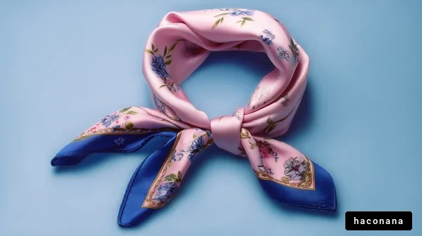 華やかなスカーフ