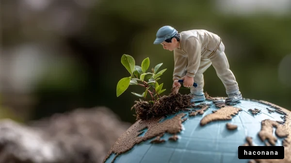 地球を守る緑の手