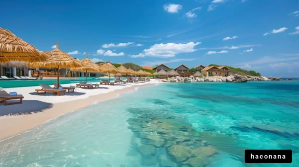 美しいビーチのリゾート