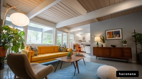 モダンなリビングルームの様子